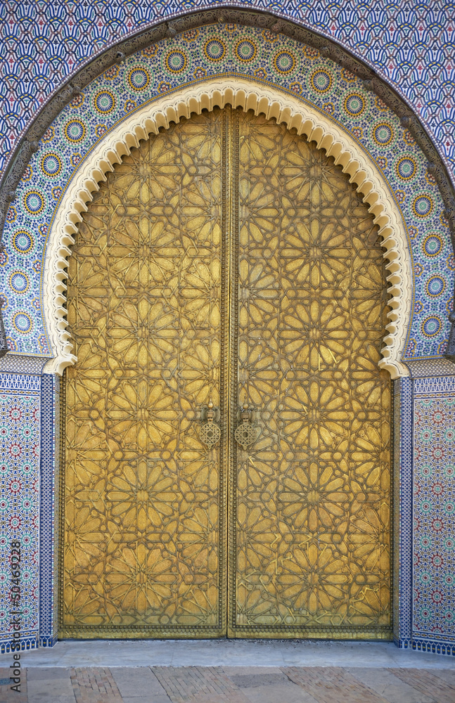 Royal Palace in Fes, Morocco