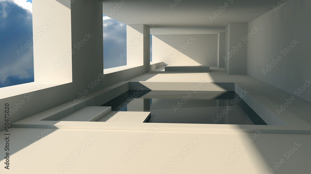 Fototapeta premium Piscina interior