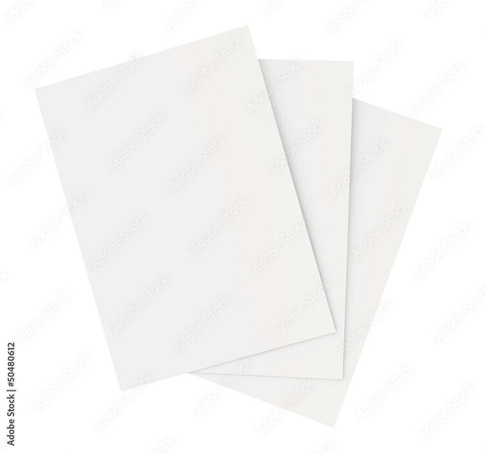 blank white paper sheets stacked in the order blank white paper sheets stacked in the order