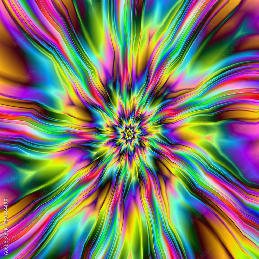 Obraz premium Psychodeliczna supernowa