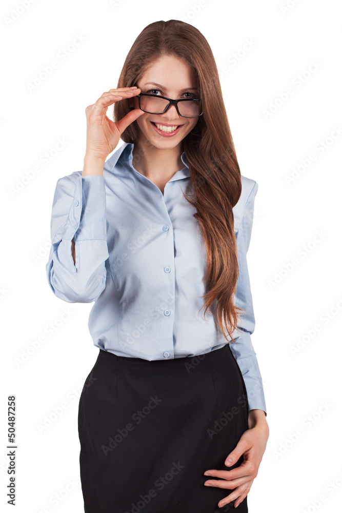 Beautiful young woman in stylish sunglasses Beautiful young woman in stylish sunglasses