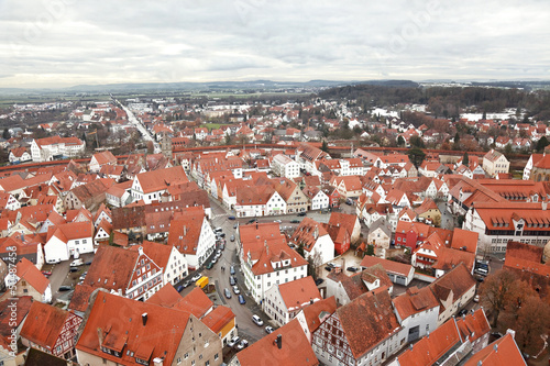 Nordlingen, Bavaria, Germany. View from the top