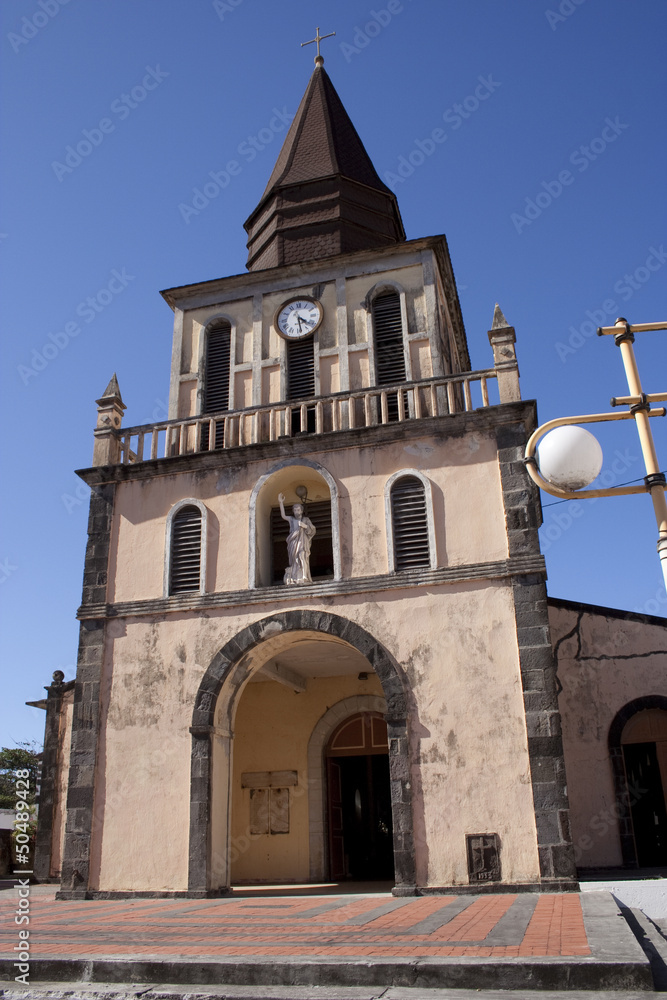 Fototapeta premium A church in Martinique