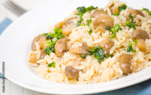 risotto with mushrooms