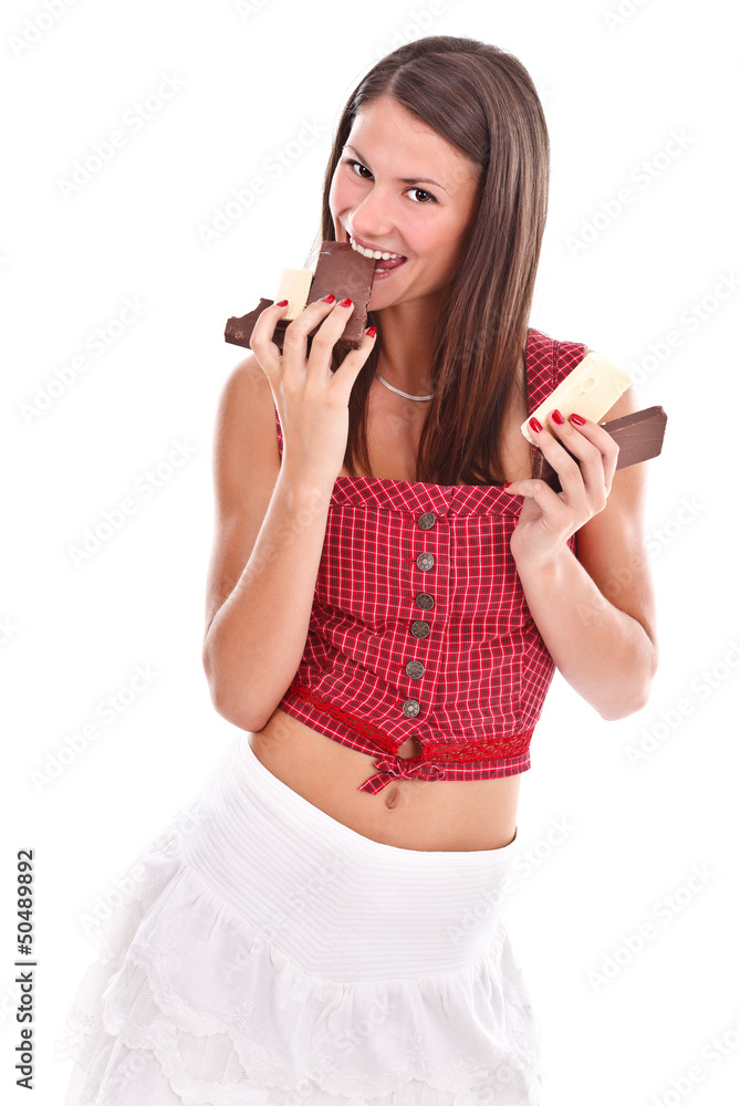 Naklejka premium Chocolate lover