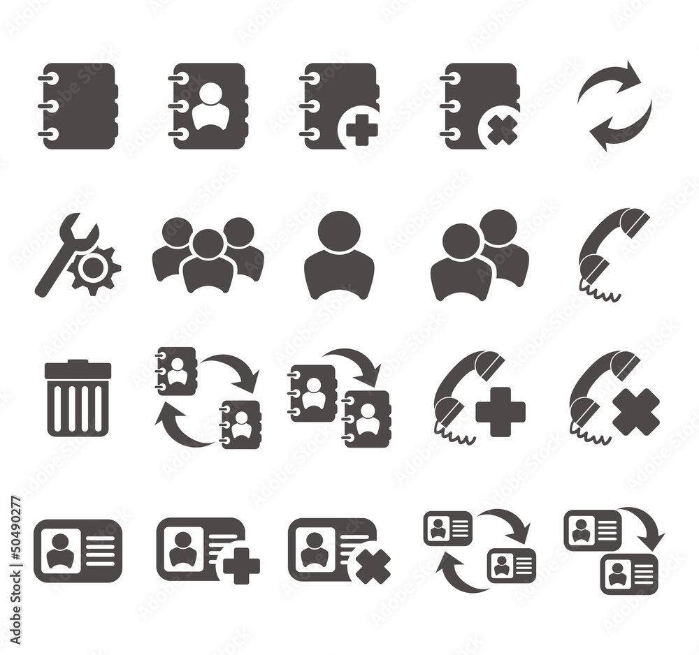 contact - mobile phone icon sets contact - mobile phone icon sets