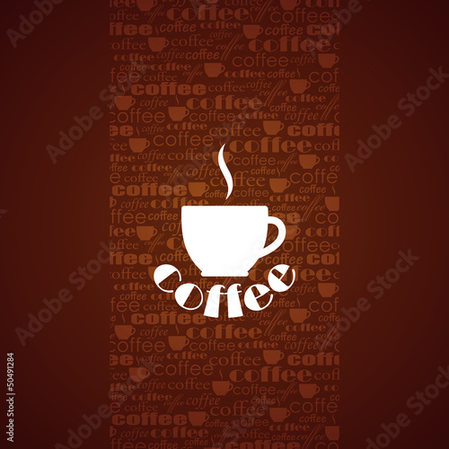 background with coffee cup
