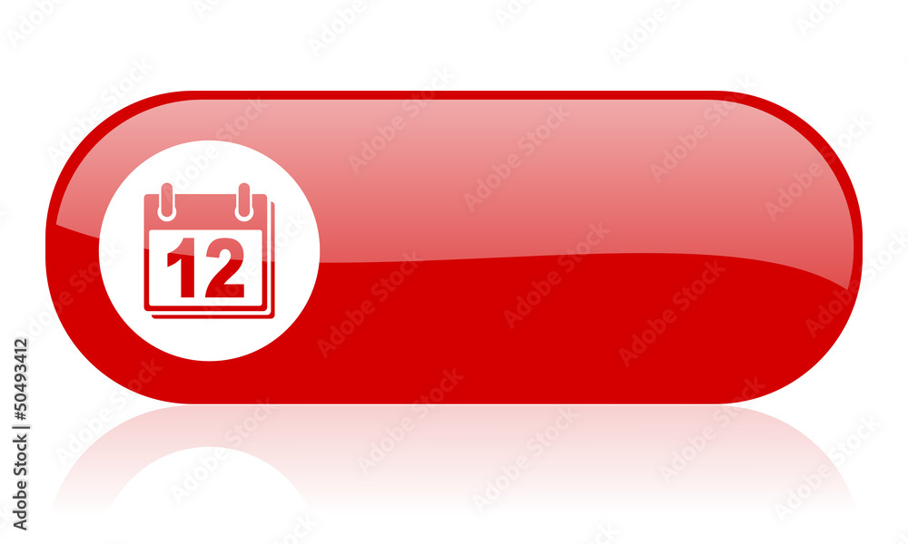 planner red web glossy icon planner red web glossy icon