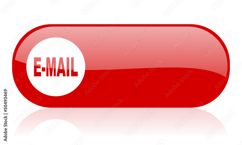 mail red web glossy icon mail red web glossy icon
