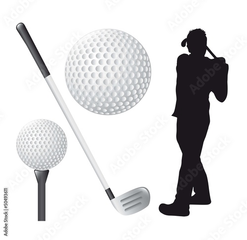 golf illustration
