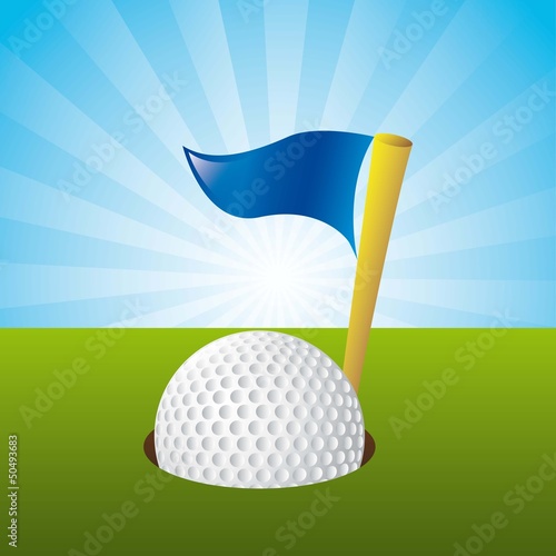 golf illustration