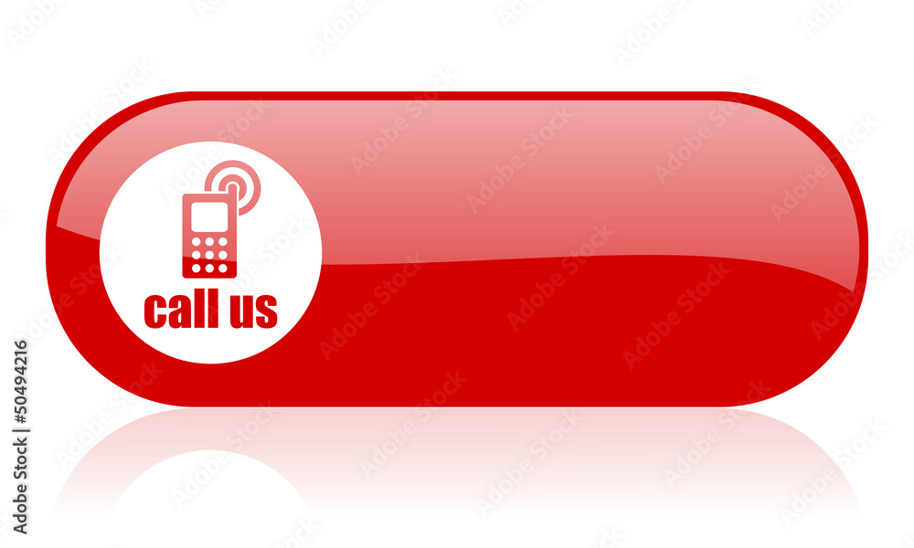 call us red web glossy icon call us red web glossy icon