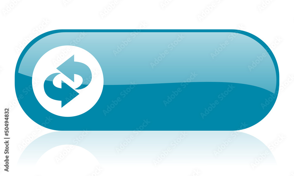 rotate blue web glossy icon rotate blue web glossy icon