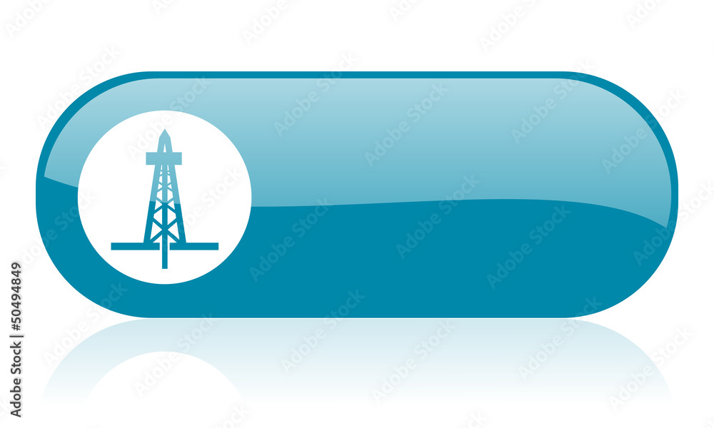 drilling blue web glossy icon drilling blue web glossy icon