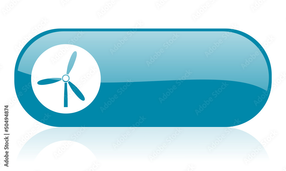 windmill blue web glossy icon windmill blue web glossy icon