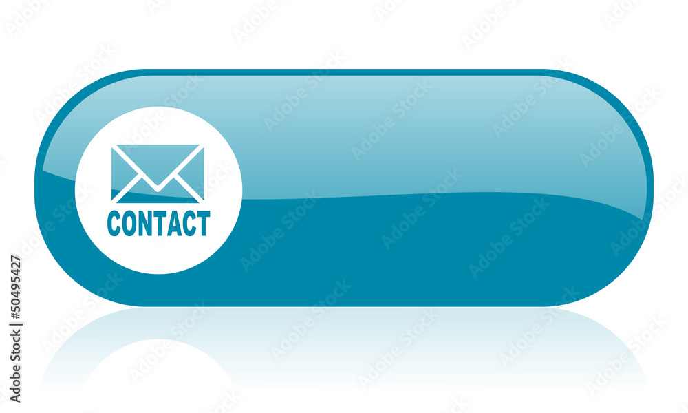 contact blue web glossy icon contact blue web glossy icon
