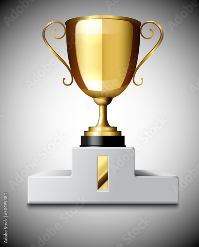 Gold Trophy Cup