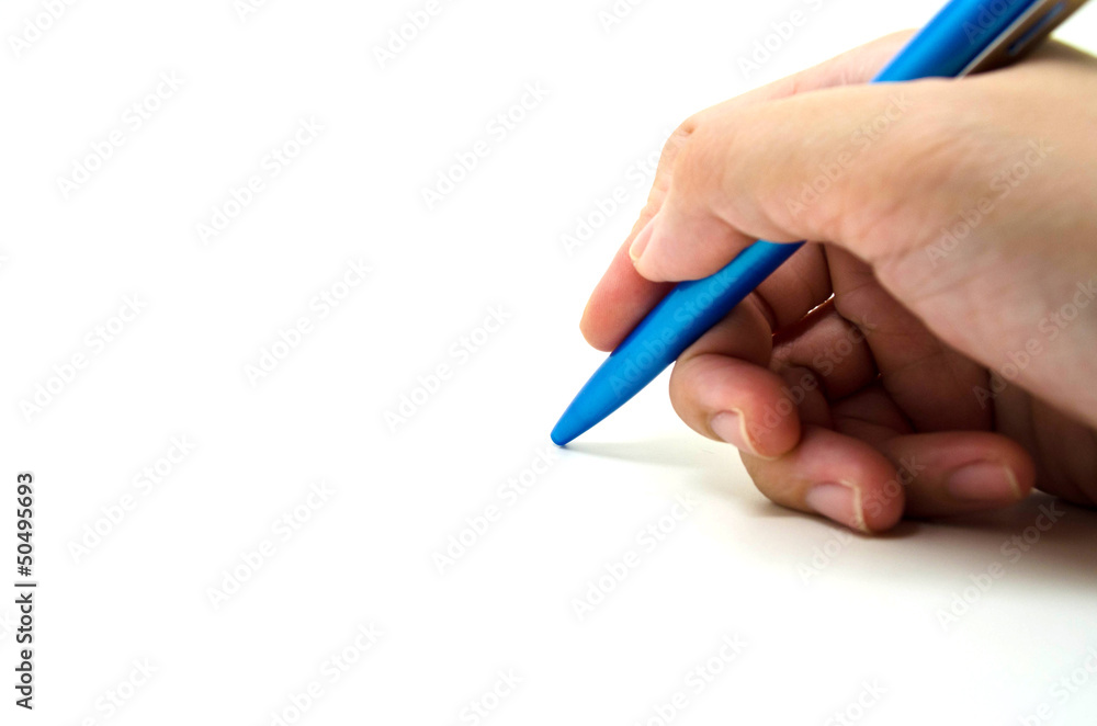 Writing something Writing something