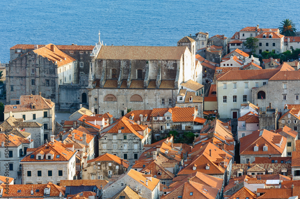 Dubrovnik Old Town view from up (Croatia)