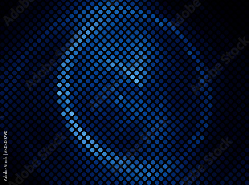 Blue Dark multicolor abstract light  background  mosaic vector