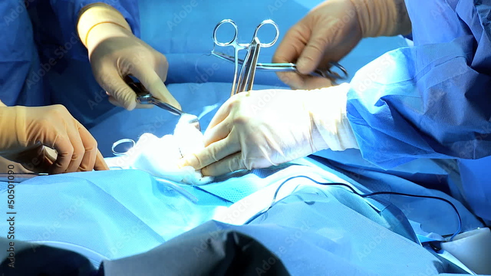 Close Up Hands Surgical Team Operating Theater Close Up Hands Surgical Team Operating Theater