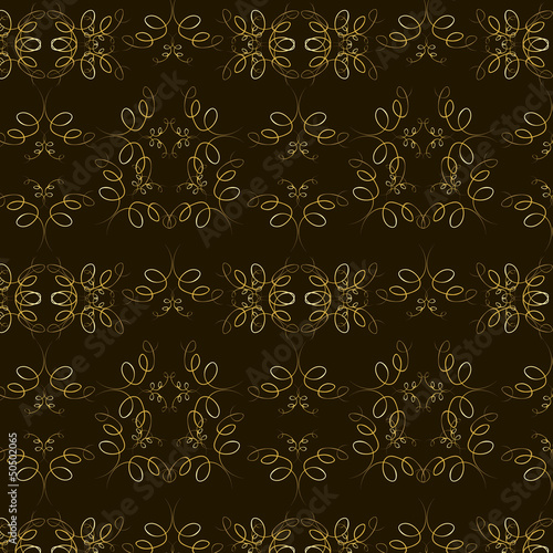 Abstract seamles vector background in victorian style