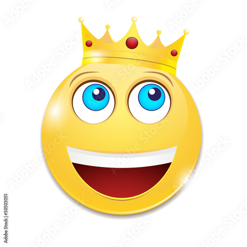 Cheerful smiley