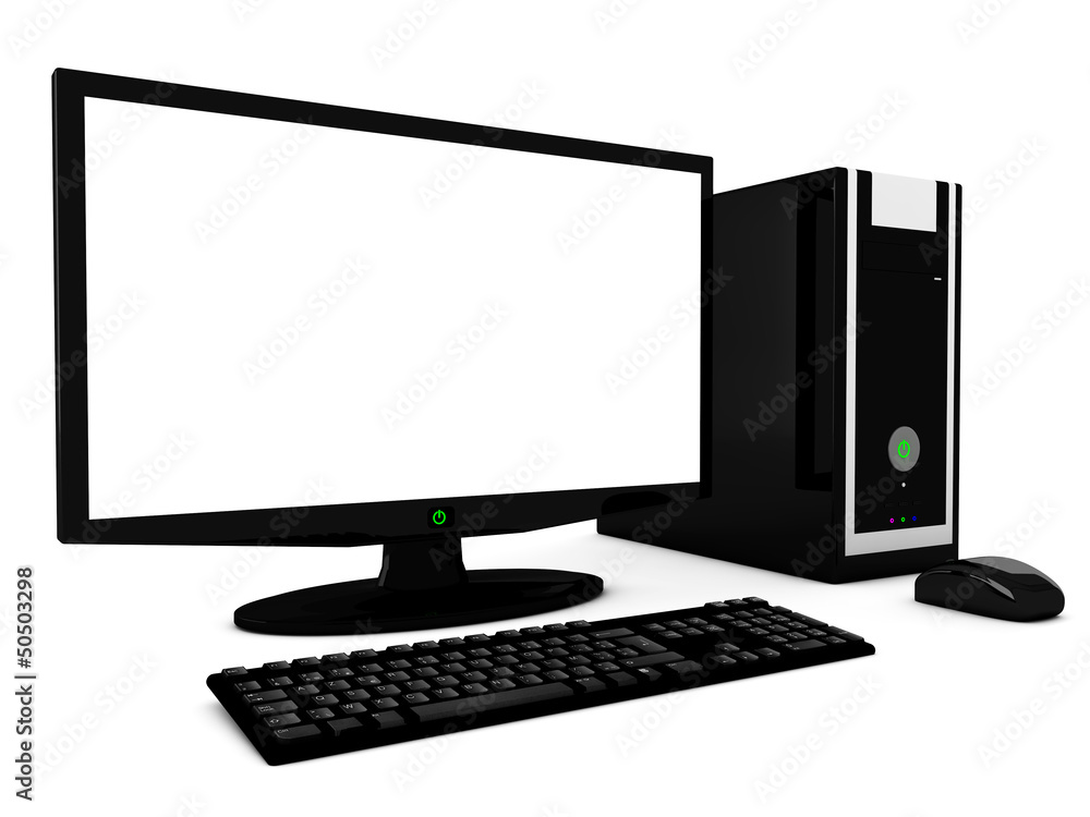 Fototapeta premium Desktop computer
