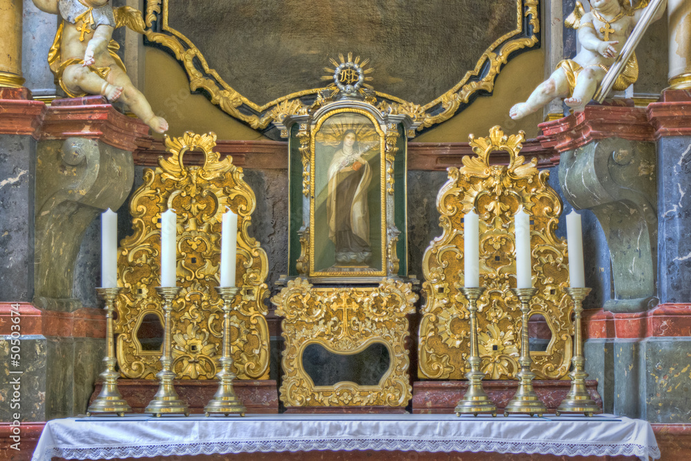 church altar