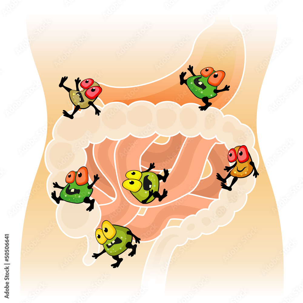 Fototapeta premium Infection of alimentary canal