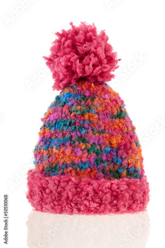 knitted winter bonnet