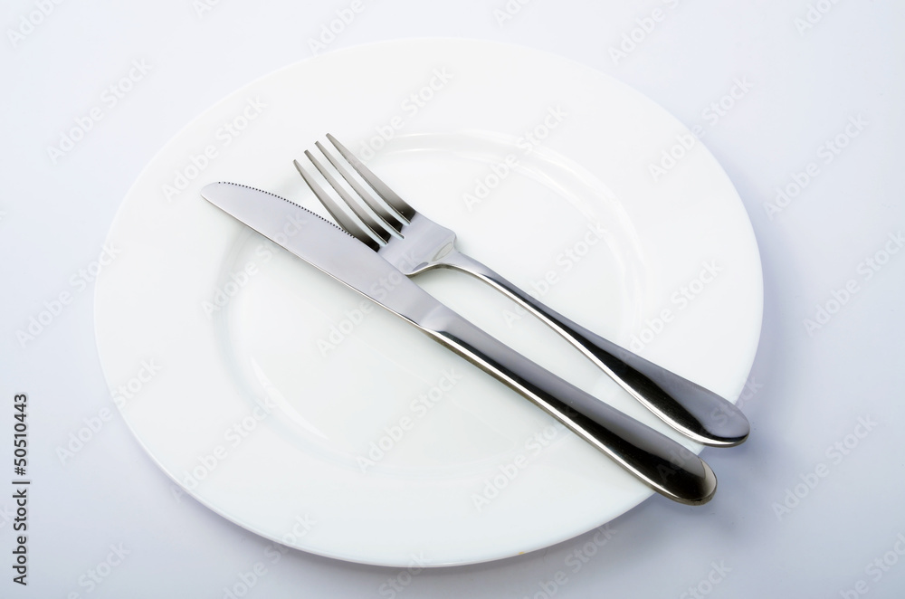 Plate Fork Knife Plate Fork Knife