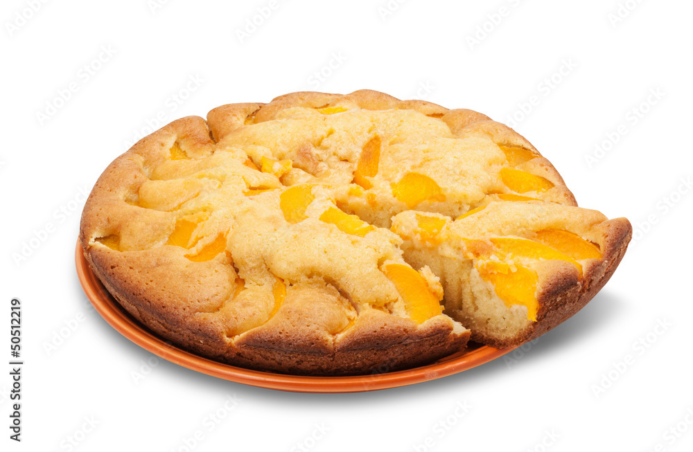 Cake with peaches Cake with peaches