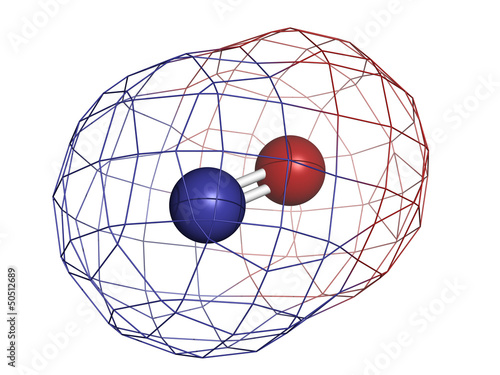 Photography Nitric oxide (NO) free radical and signaling molecule, molecular