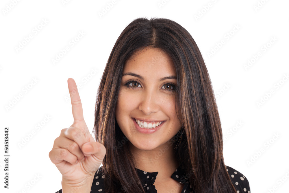 Beautiful number one business woman portrait Beautiful number one business woman portrait