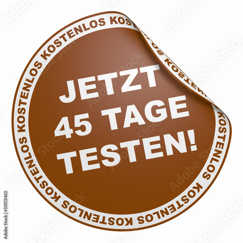 3D Aufkleber Hellbraun - Jetzt 45 Tage testen