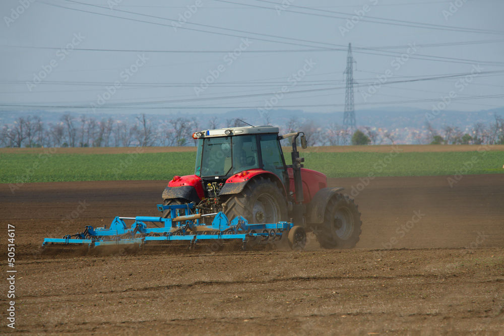 Obraz premium Tractor