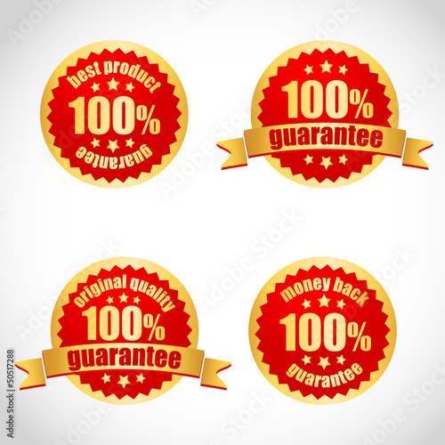 Best product guarantee label stickers