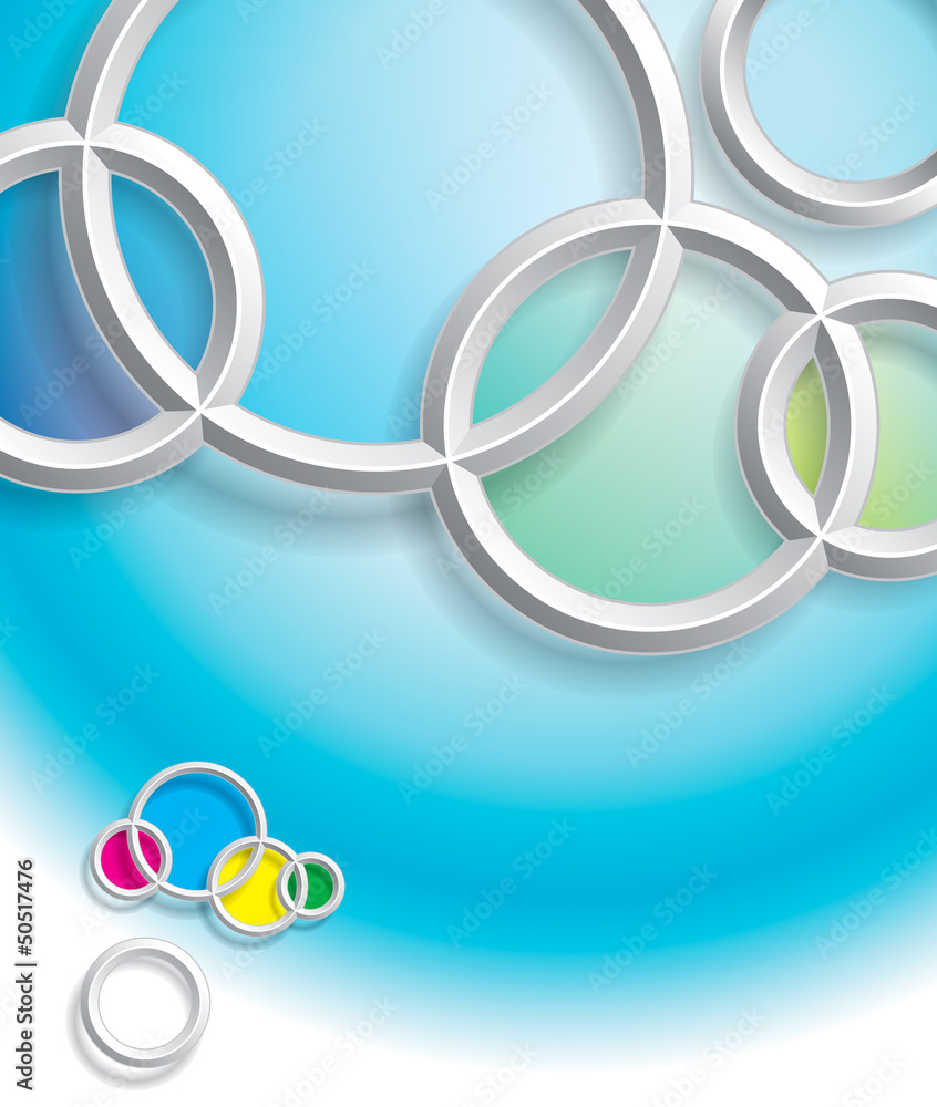 Abstract circles background with shadow. Abstract circles background with shadow.