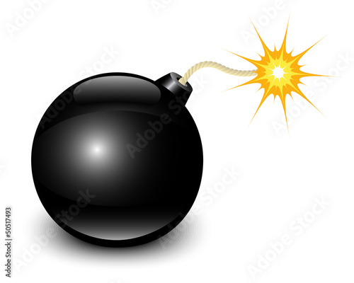 glossy black bomb
