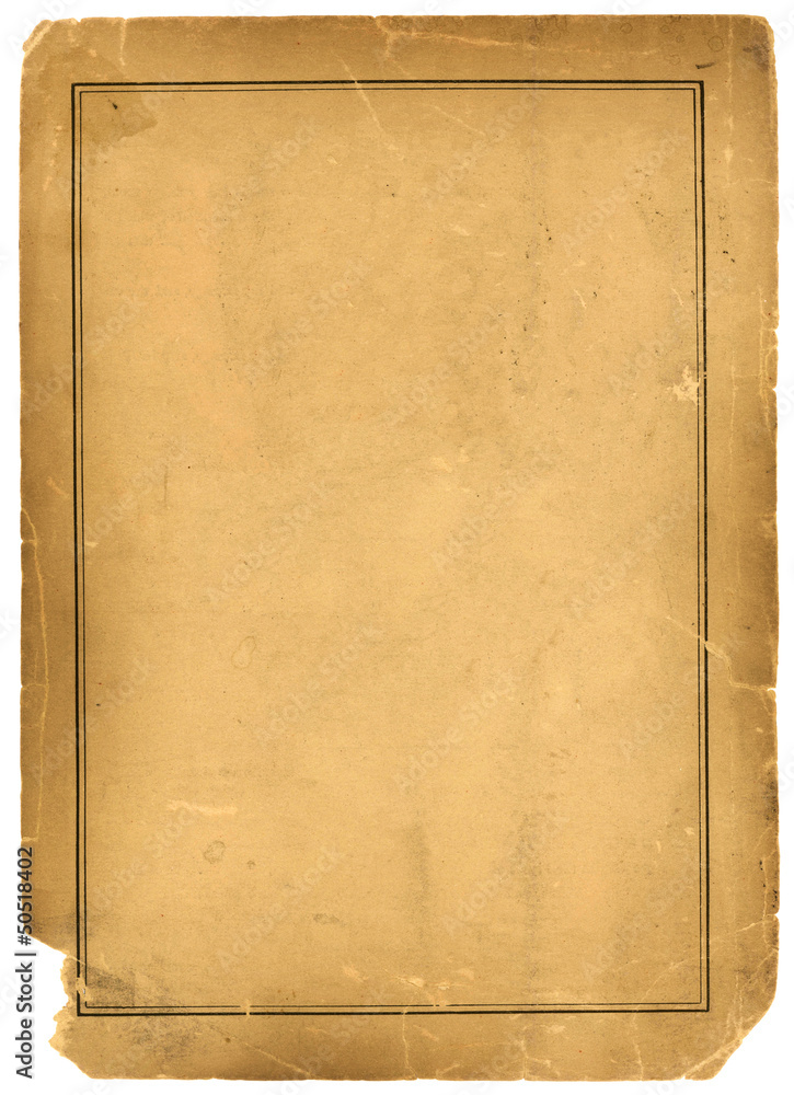 Vintage Parchment Paper Template Background