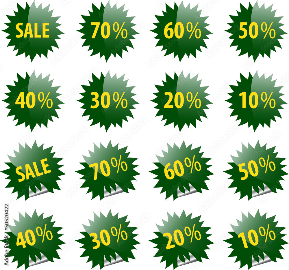 Sale labels Sale labels