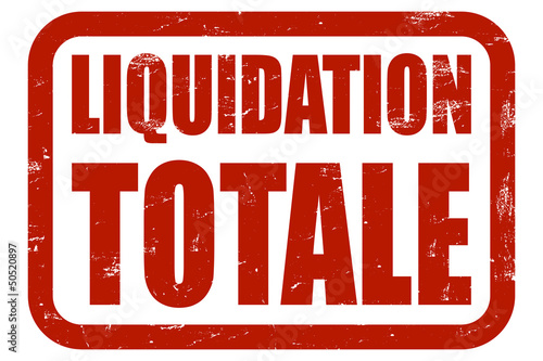 Tableau sur toile Grunge Stempel rot LIQUIDATION TOTALE