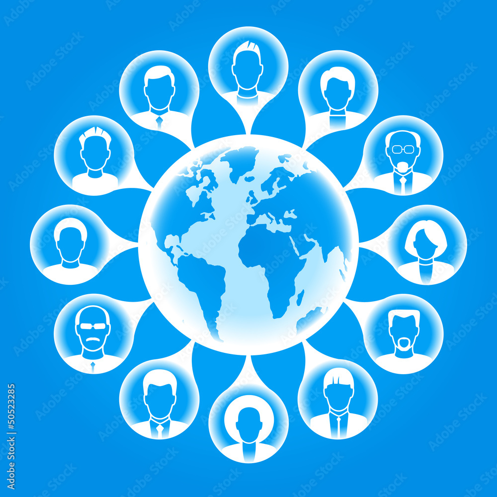 people communication blue people communication blue