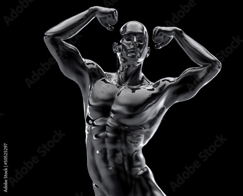 bodybuilder statue