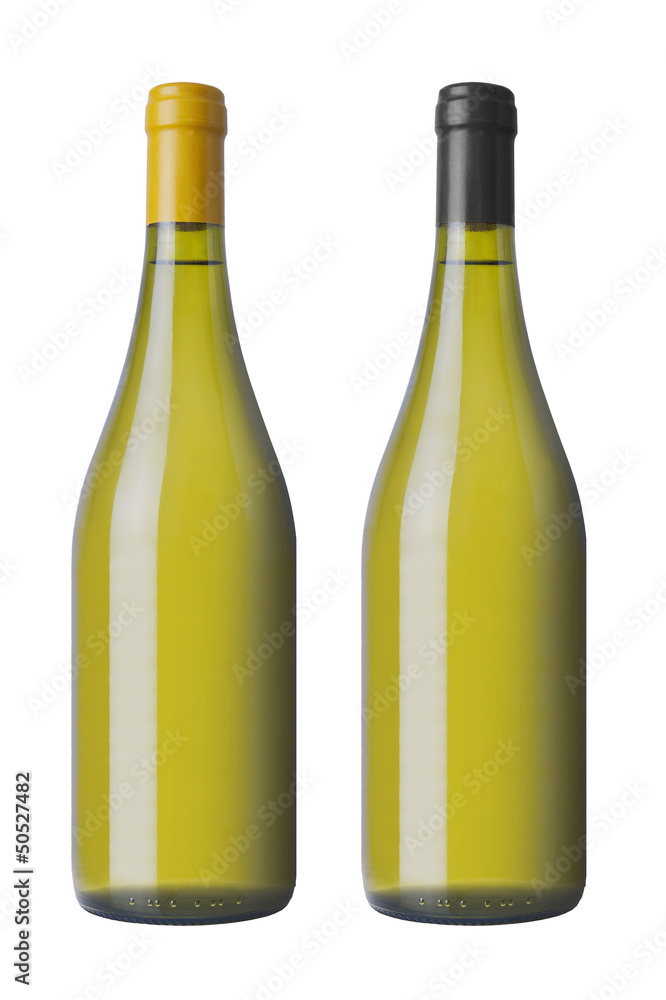 Two bottles of white wine Two bottles of white wine