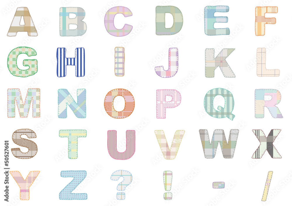 applique font applique font