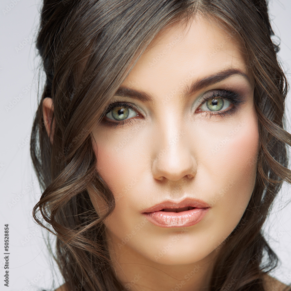Beautiful young woman portrait Beautiful young woman portrait