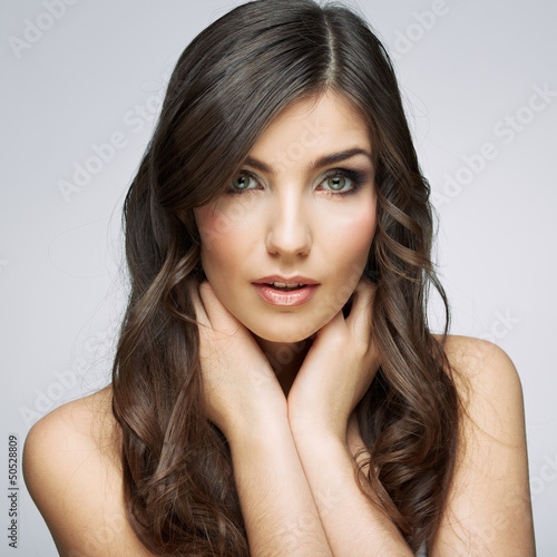 Beautiful young woman portrait