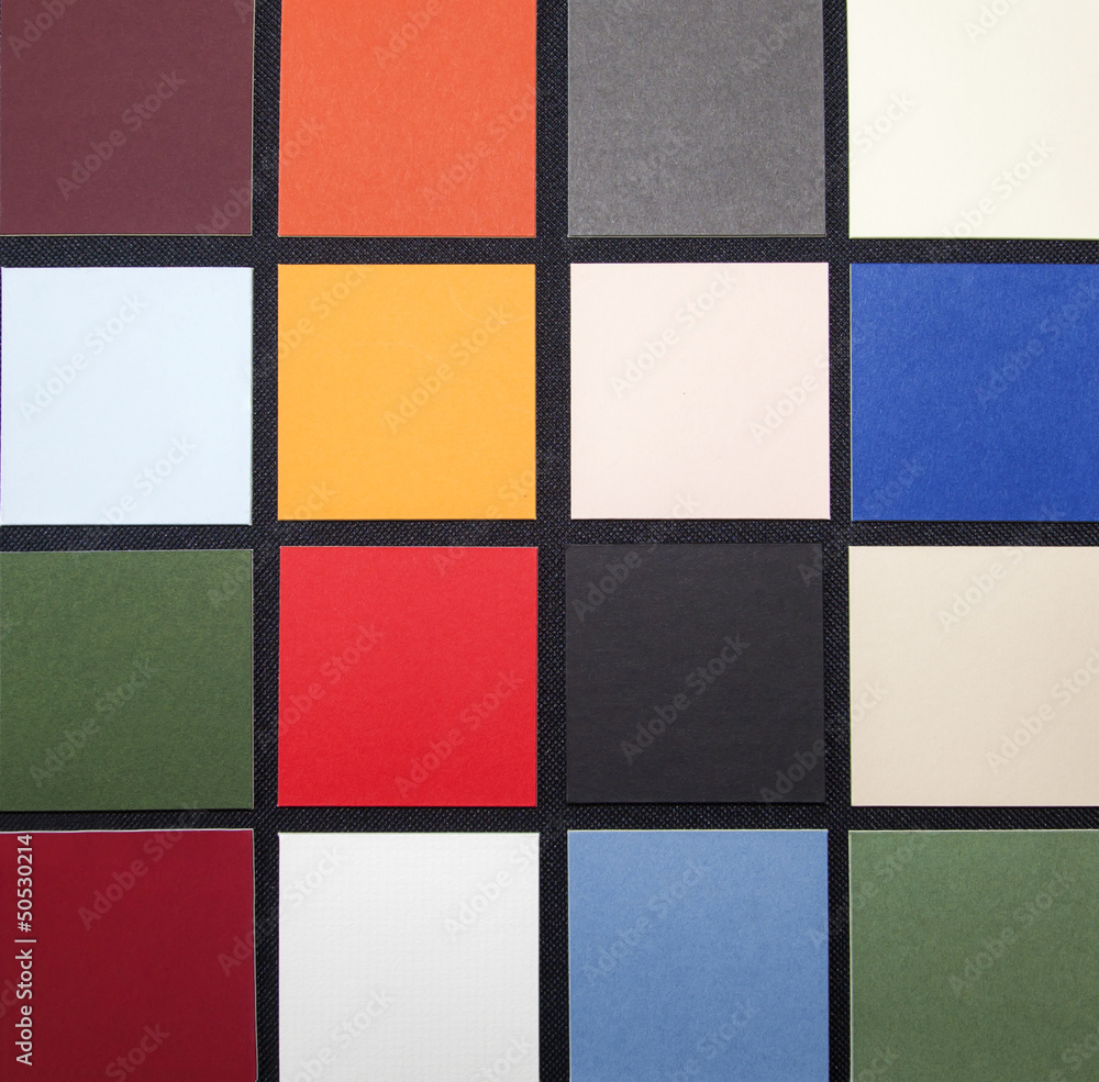 Colored Square Pattern / Tiles - Background Texture - Abstract